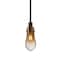 Besa Lighting Wish Stem Pendant, Amber/Clear, Bronze Finish, 1x3W LED Edison 1TT-WISHAM-EDIL-BR - alternate 1